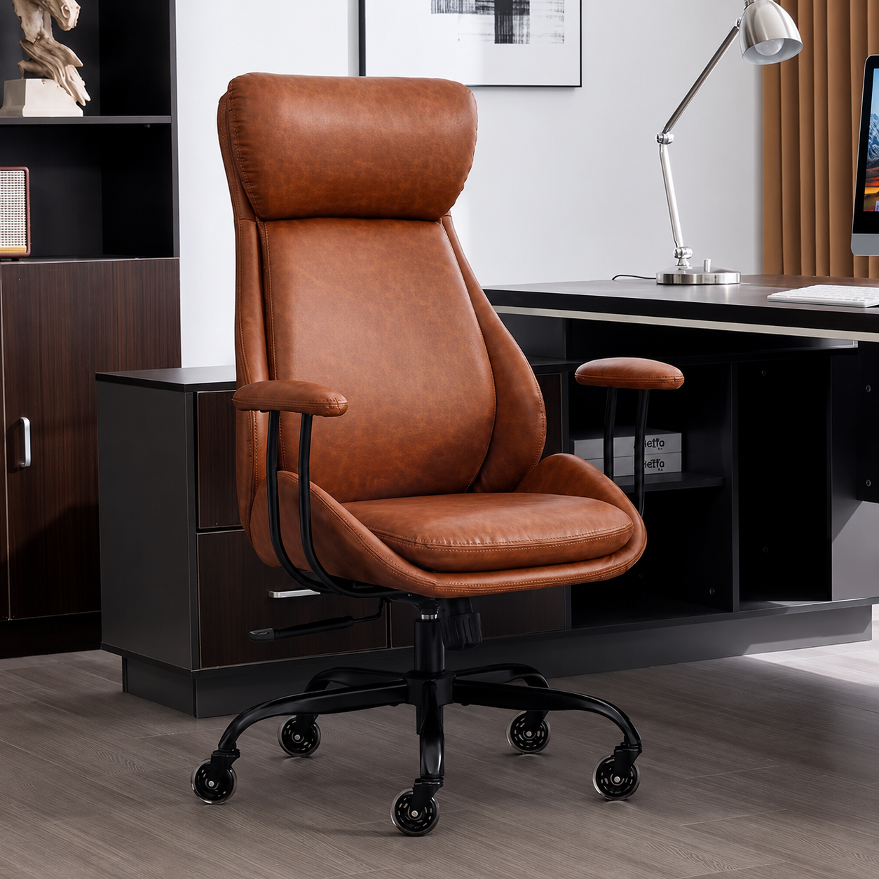 ORKA Executive Luxe High-Back Office Chair – Premium Leather Chair