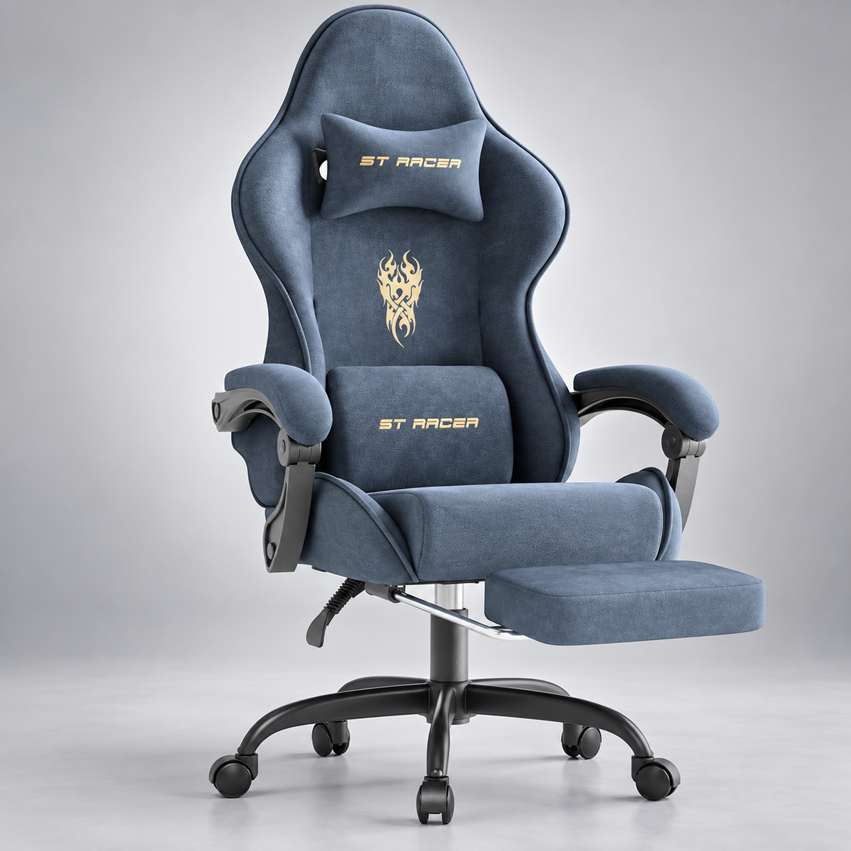 ORKA ST RACER Gaming Chair with Memory Foam & Adjustable Armrests