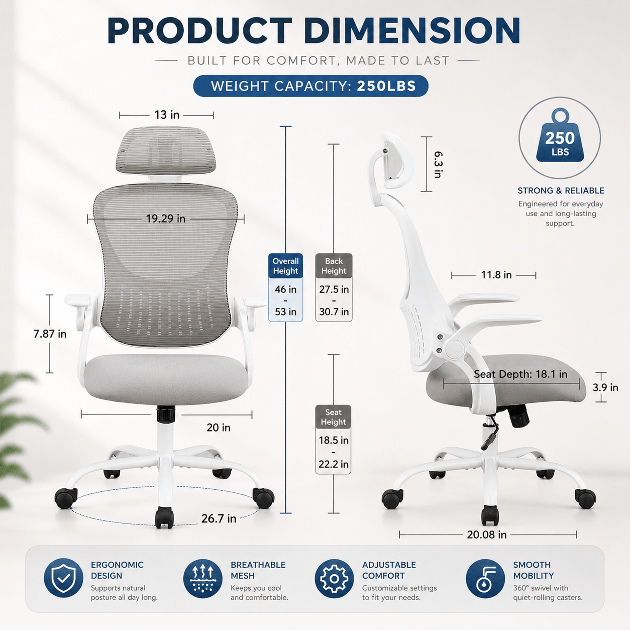 EC1 ERGONOMIC CHAIR - Orka Official