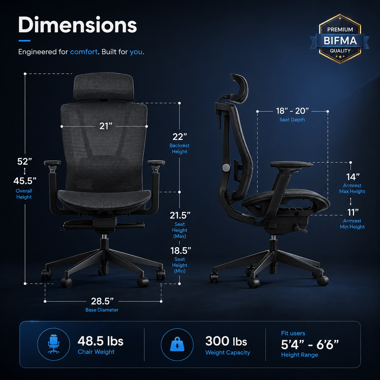 ELITE ERGONOMIC CHAIR - Orka Official