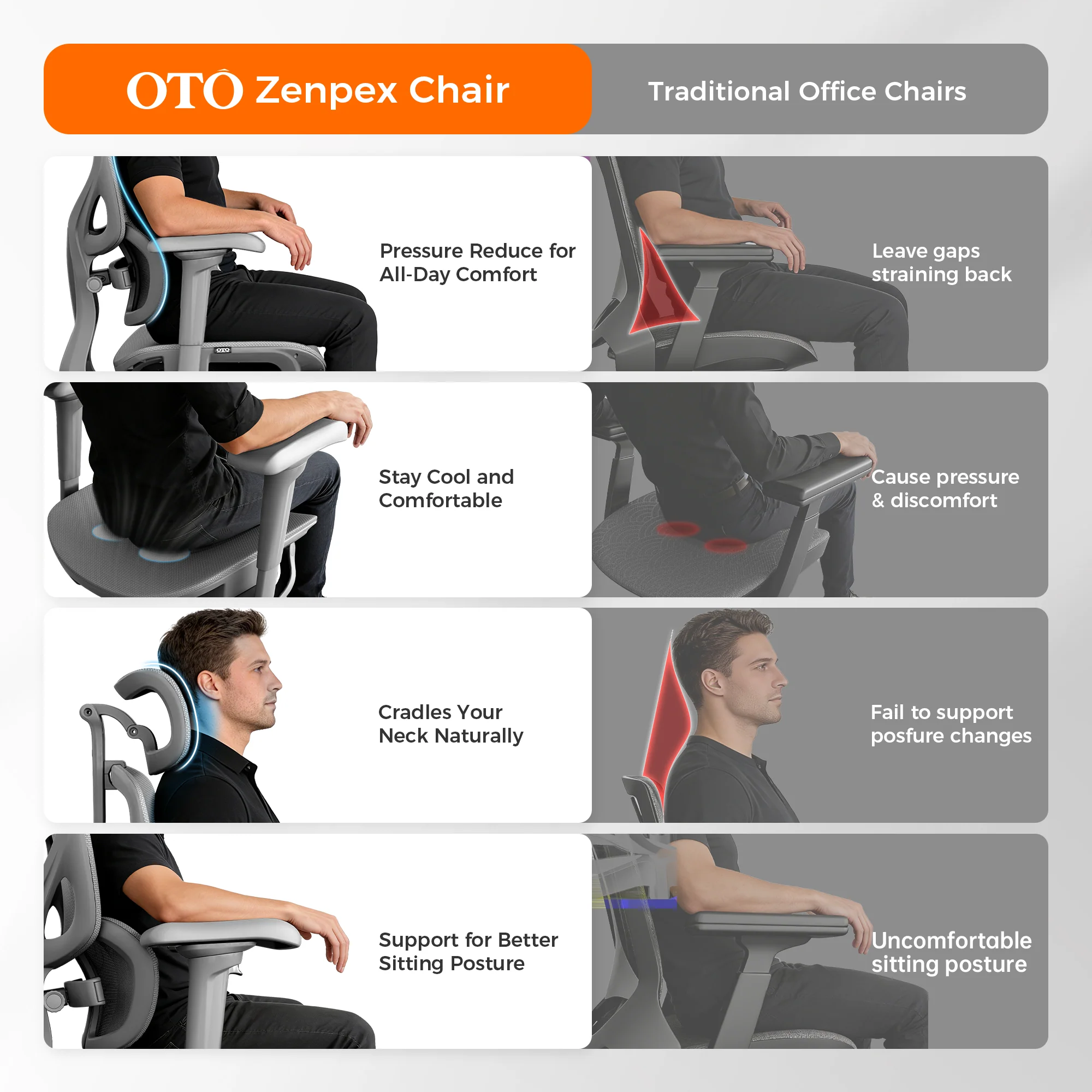 OTO Zenpex Ergonomic Chair