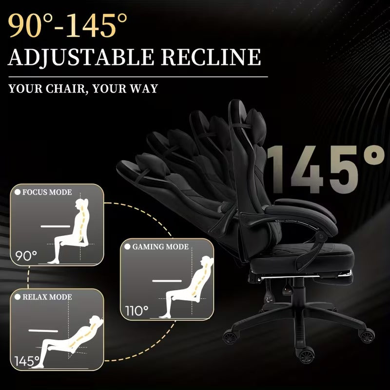 ORKA Nexus Gaming Chair with Massage Lumbar Support