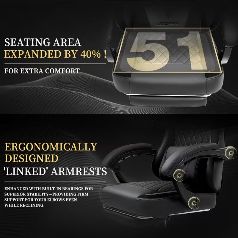 ORKA Nexus Gaming Chair with Massage Lumbar Support