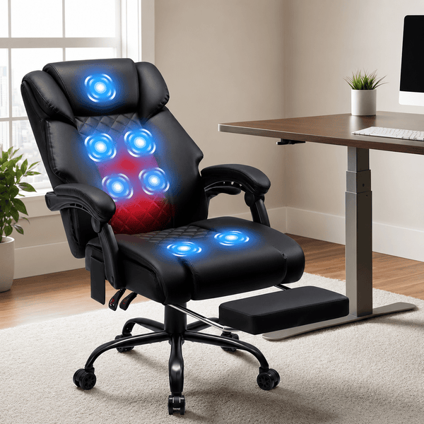 ORKA Executive M7 Massage Office Chair with Footrest