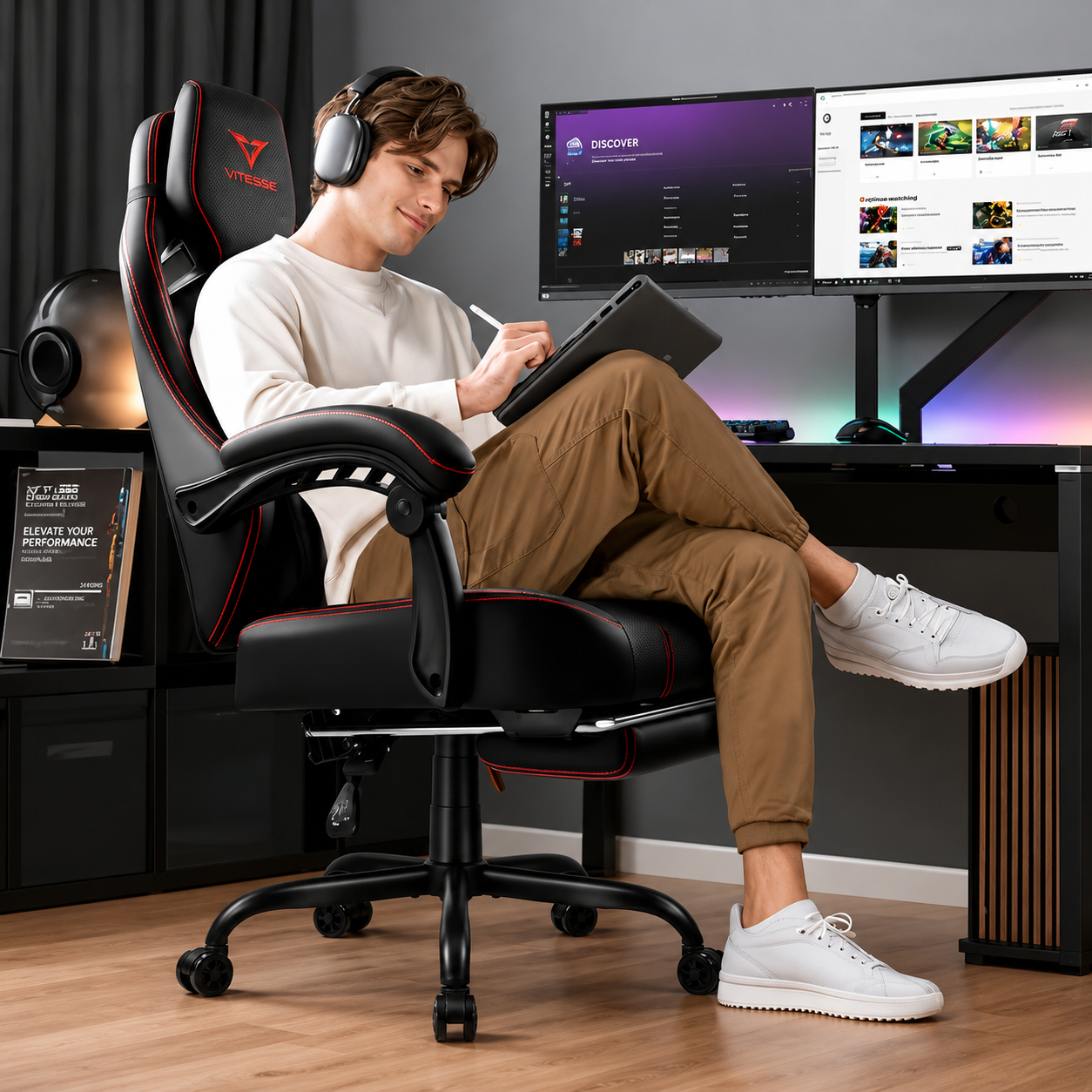 ORKA Titan X 400 lb Big & Tall Gaming Chair