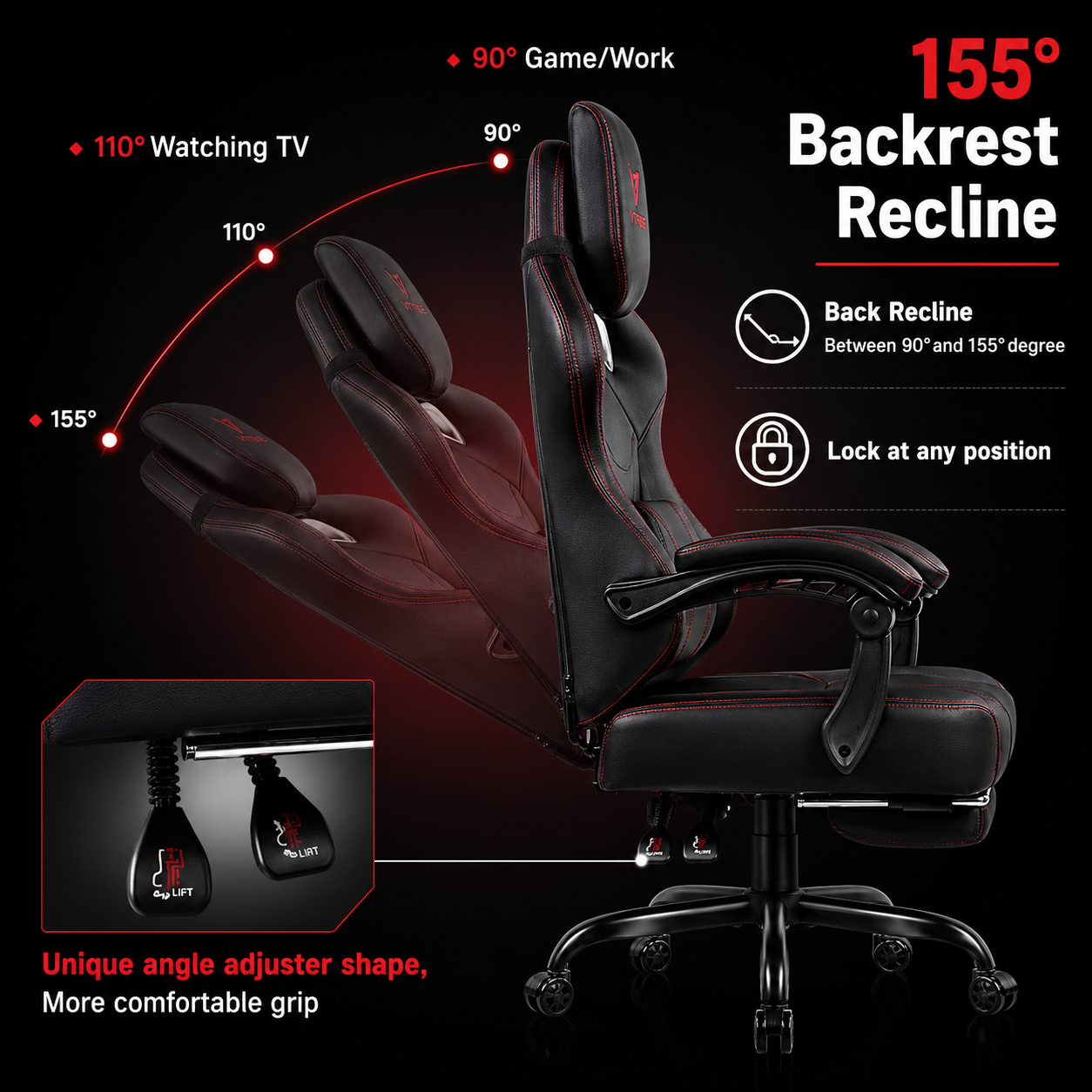 ORKA Titan X 400 lb Big & Tall Gaming Chair