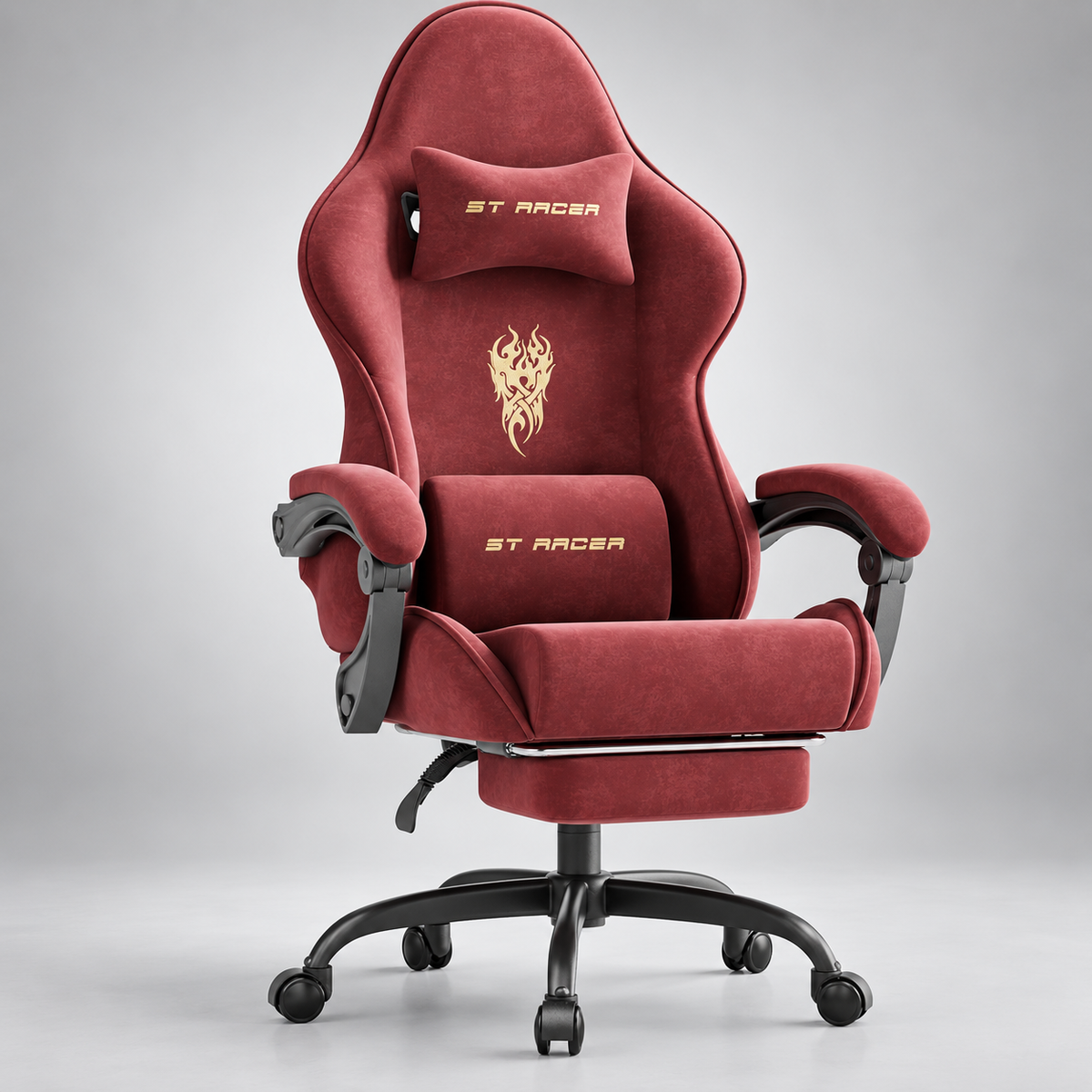 ORKA ST RACER Gaming Chair with Memory Foam & Adjustable Armrests