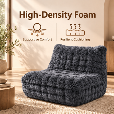 High-density foam core for supportive comfort and resilient cushioning
