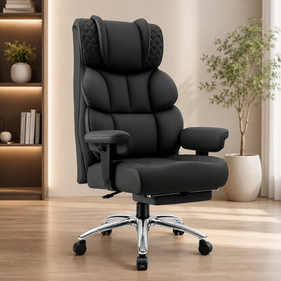 ORKA Big & Tall Ergonomic Office & Gaming Chair with Footrest & Reclining