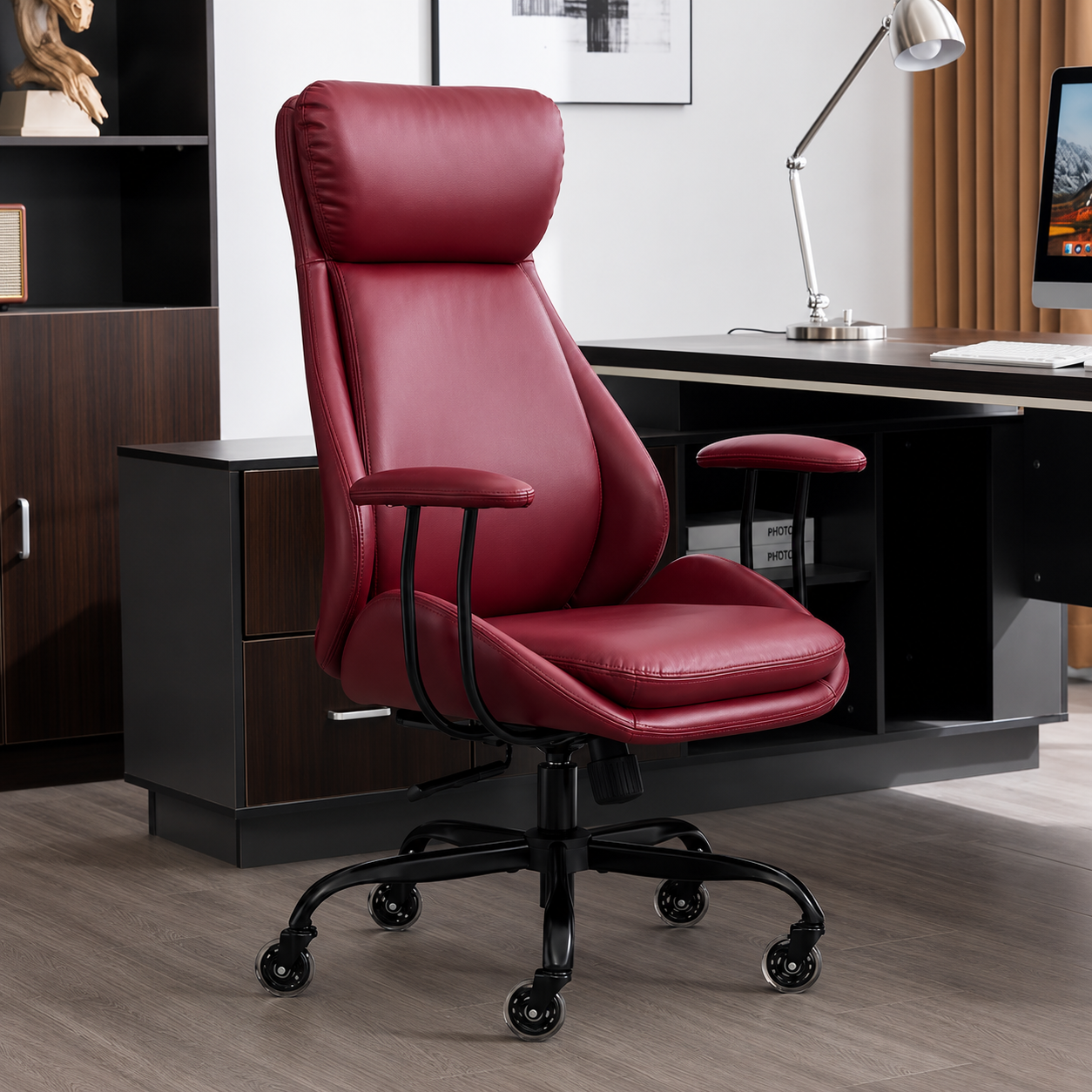 ORKA Executive Luxe High-Back Office Chair – Premium Leather Chair