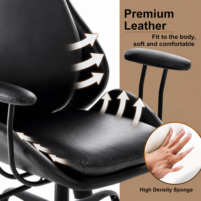 ORKA Executive Luxe High-Back Office Chair – Premium Leather Chair