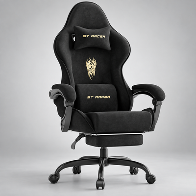 ORKA ST RACER Gaming Chair with Memory Foam & Adjustable Armrests