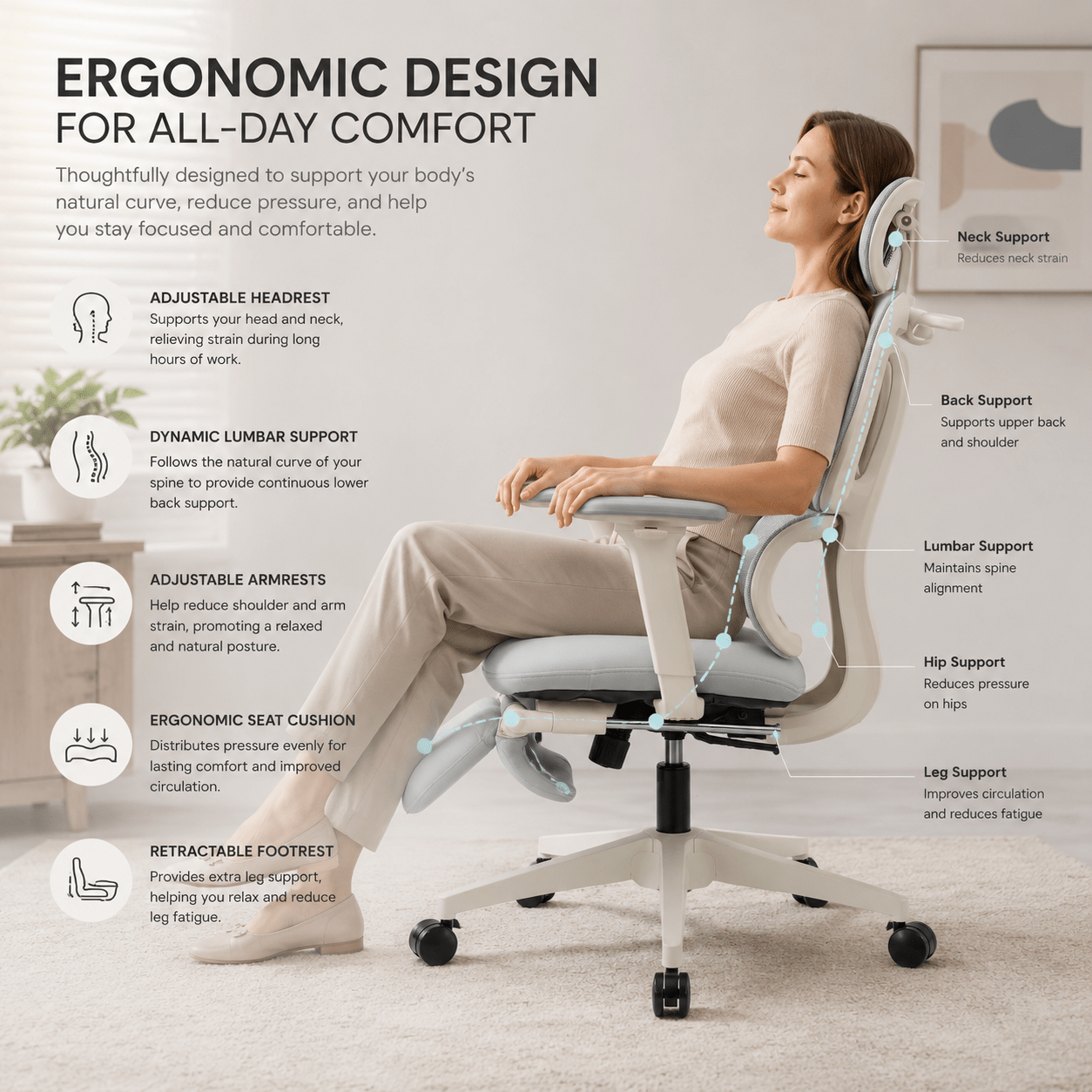 FLOW ERGONOMIC CHAIR - Orka Official