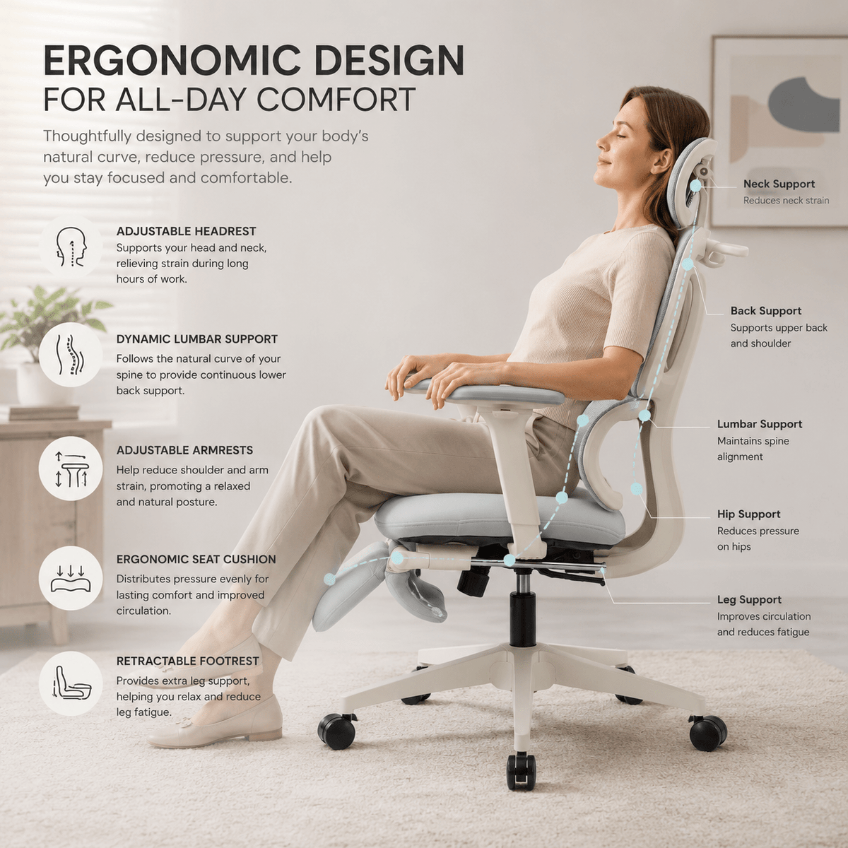 FLOW ERGONOMIC CHAIR - Orka Official