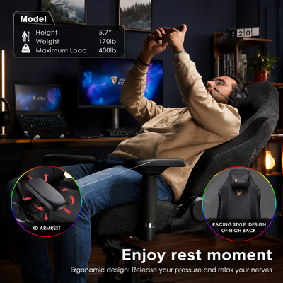 ORKA Mars Gaming Chair with 4D Armrests
