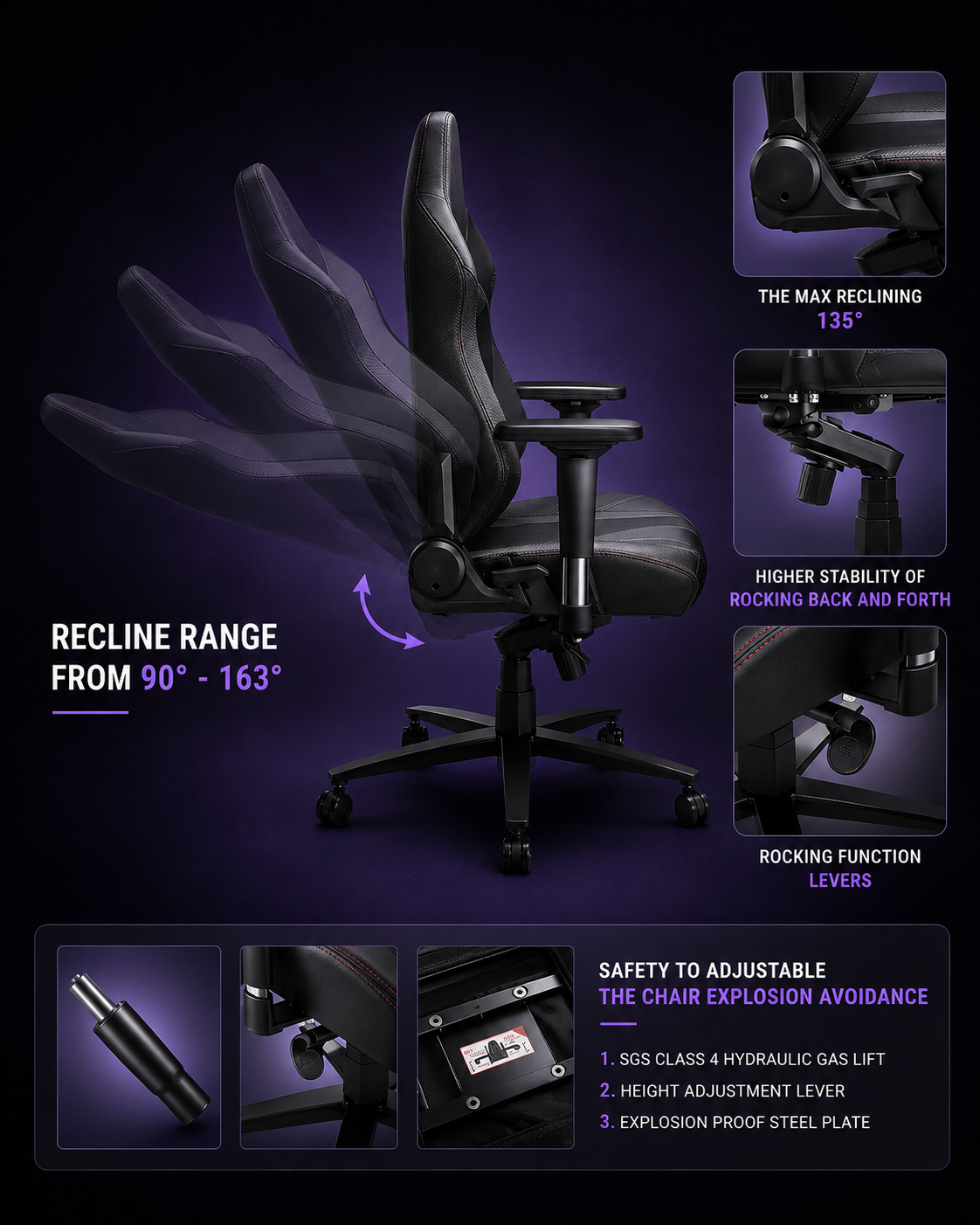ORKA Mars Gaming Chair with 4D Armrests