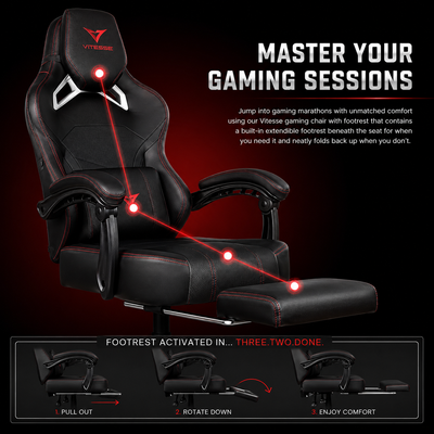 ORKA Titan X 400 lb Big & Tall Gaming Chair